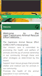 Mobile Screenshot of capoanimalrescue.com